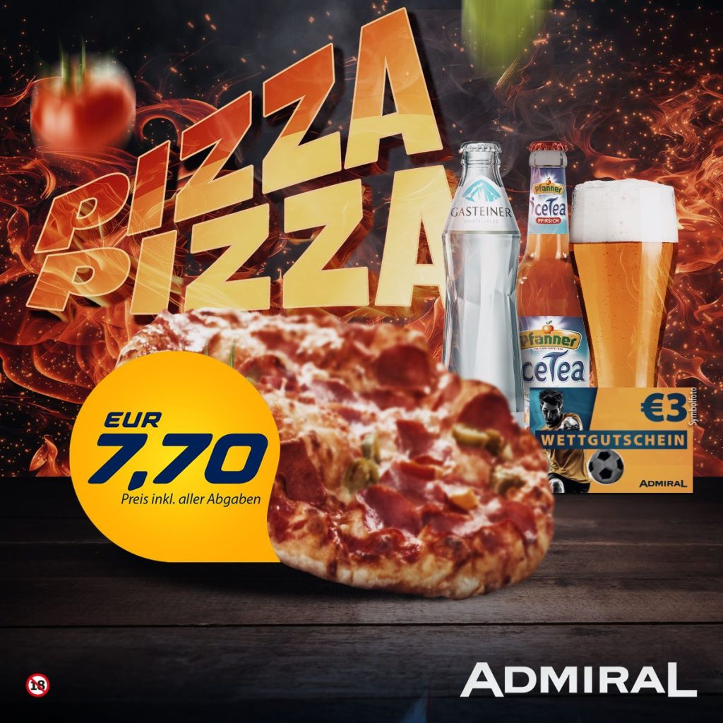 Admiral Sportsbar: „Pizza Pizza!“