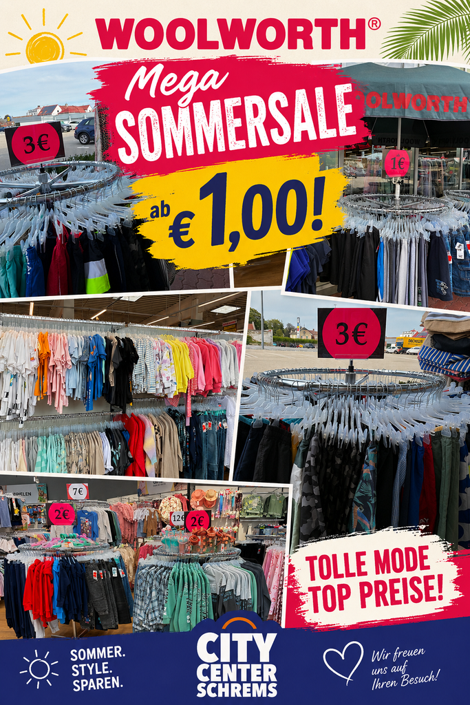 WOOLWORTH MEGA-SOMMERSALE!